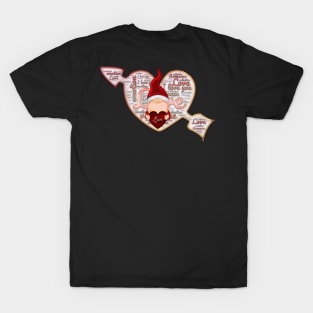 Little gnome with hearts T-Shirt